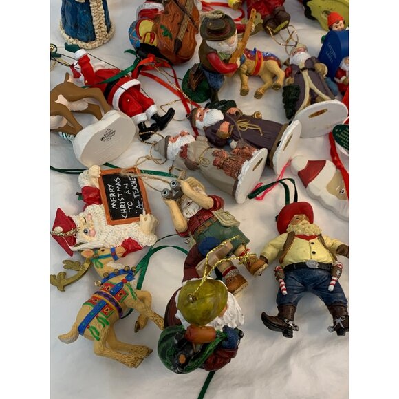 Vintage 90s Christmas Ornament Collection 36 Pieces C9050 - Picture 14 of 16